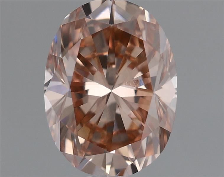 Diament 0.52 ct Fancy Brown Pink/VVS2
