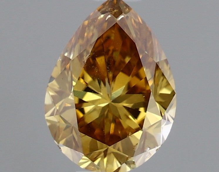 Diament 0.43 ct Fancy Deep Orangey Yellow/