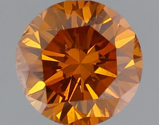 Diament 0.41 ct Fancy Deep Yellowish Orange/