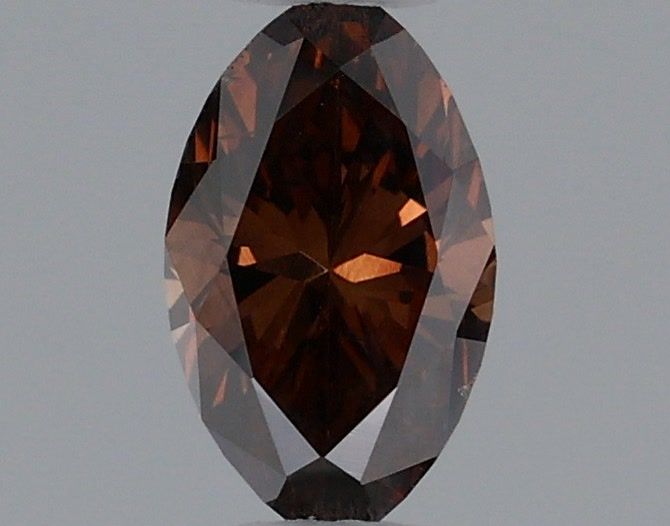 Diament 0.28 ct Fancy Dark Brown/