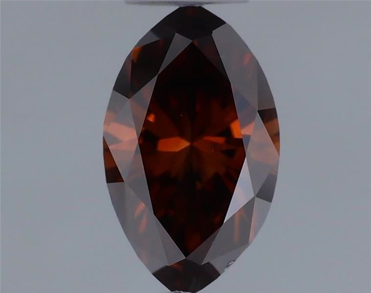 Diament 0.31 ct Fancy Dark Orangey Brown/