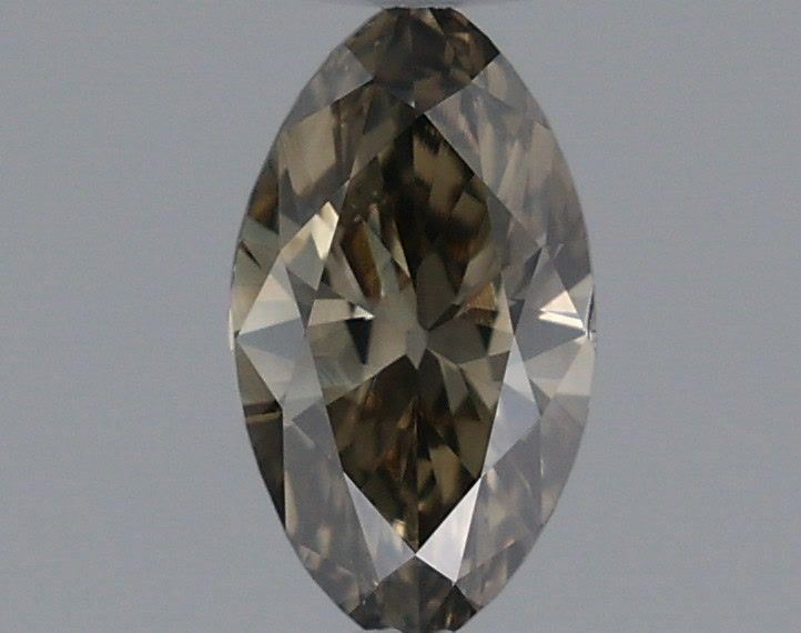 Diament 0.24 ct Fancy Dark Greenish Gray/