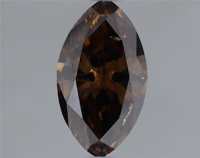 Diament 0.63 ct Fancy Dark Brown/