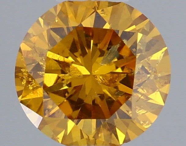 Diament 0.26 ct Fancy Deep Orange Yellow/