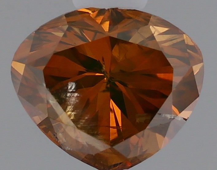 Diament 0.47 ct Fancy Deep Brown Orange/