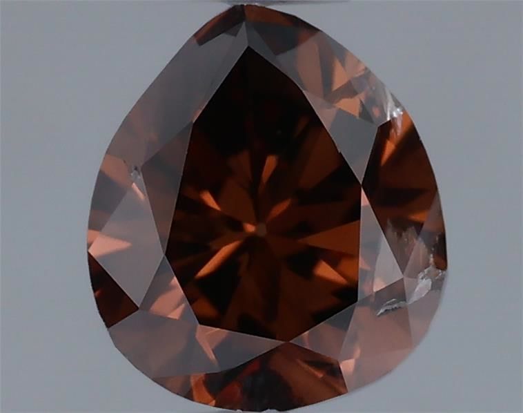 Diament 0.55 ct Fancy Dark Orangey Brown/