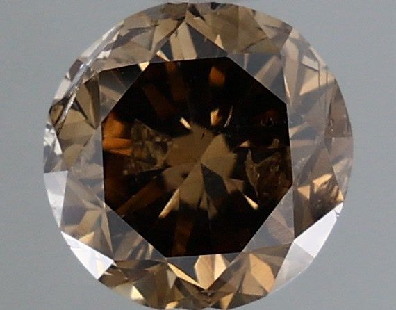 Diament 0.58 ct Fancy Dark Yellowish Brown/