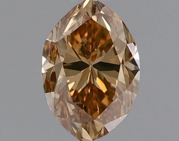 Diament 0.71 ct Fancy Brown Orange/
