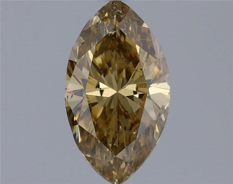 Diament 0.76 ct Fancy Deep Brown Yellow/
