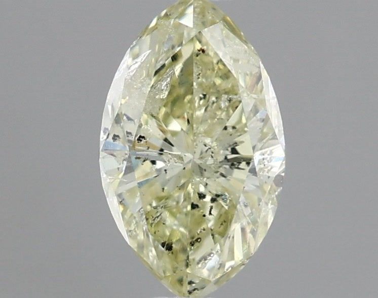 Diament 0.53 ct Fancy Light Greenish Yellow/