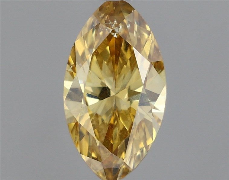 Diament 0.54 ct Fancy Deep Orangey Yellow/