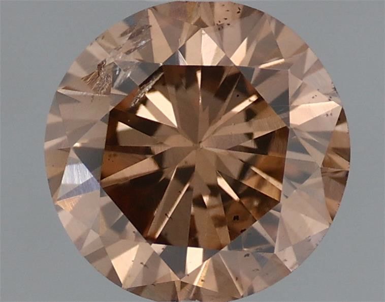 Diament 0.83 ct Fancy Dark Yellowish Brown/