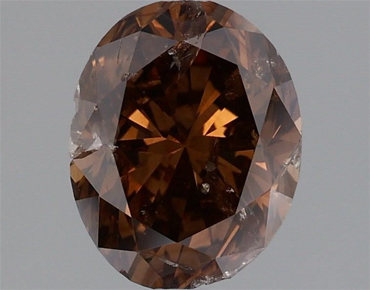 Diament 1.85 ct Fancy Dark Orangey Brown/