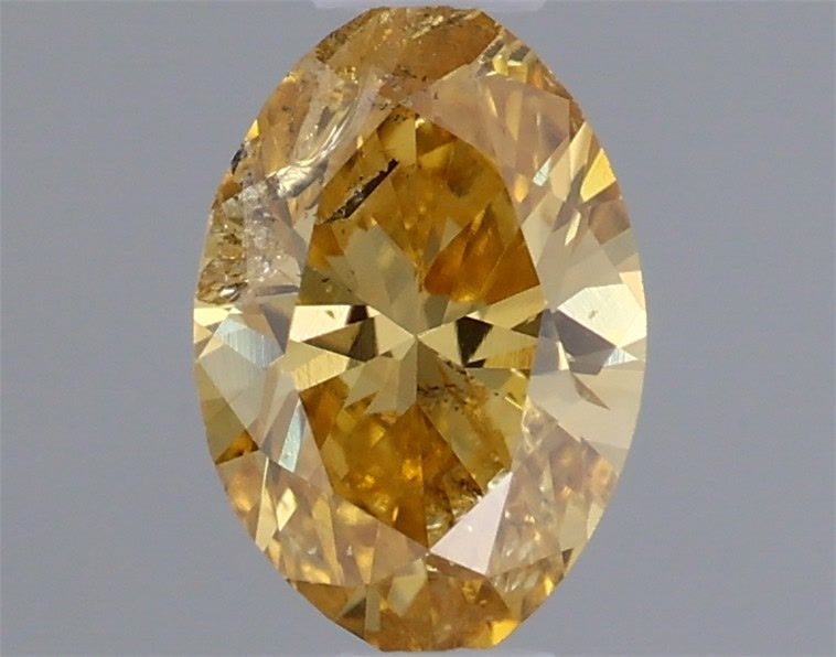 Diament 0.38 ct Fancy Intense Orange Yellow/