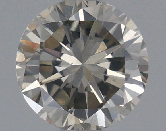 Diament 0.37 ct Fancy Greenish Yellow Gray/