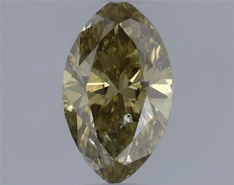 Diament 0.2 ct Fancy Grayish Greenish Yellow/