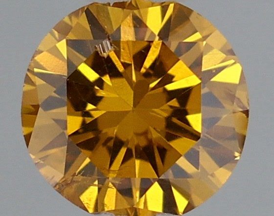 Diament 0.22 ct Fancy Deep Orange Yellow/