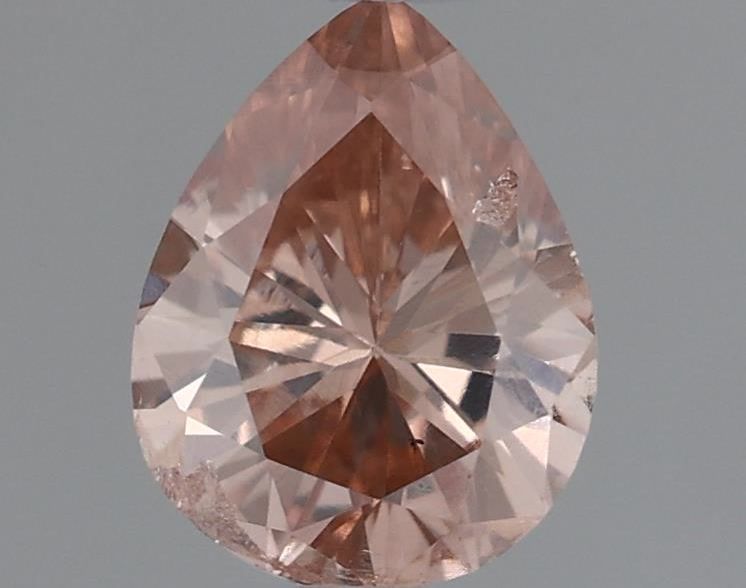 Diament 0.32 ct Fancy Brown Pink/