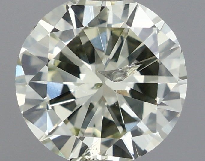 Diament 0.49 ct Fancy Light Greenish Yellow/