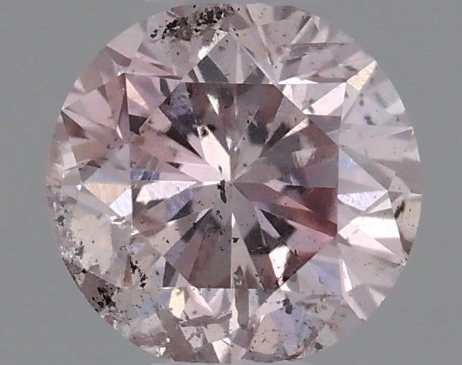 Diament 0.32 ct Fancy Grayish Pink Purple/
