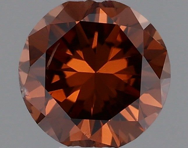 Diament 0.28 ct Fancy Deep Brown Orange/