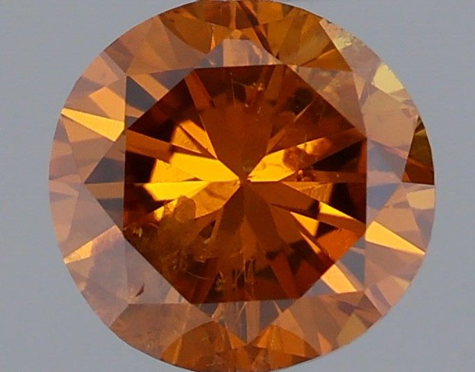 Diament 0.3 ct Fancy Deep Yellowish Orange/