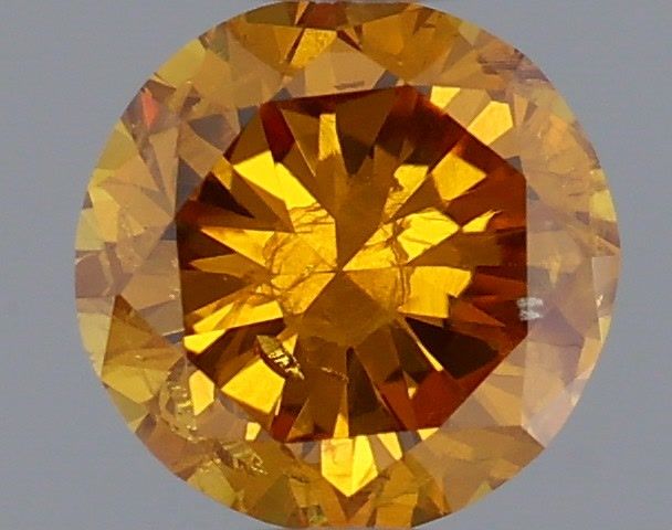 Diament 0.29 ct Fancy Deep Yellow Orange/