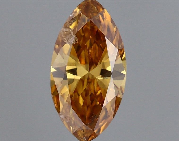 Diament 0.31 ct Fancy Deep Brownish Yellowish Orange/