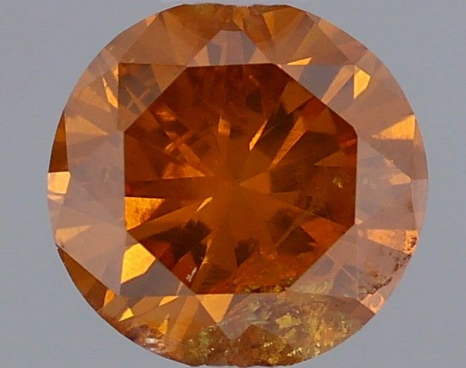 Diament 0.25 ct Fancy Deep Yellowish Orange/