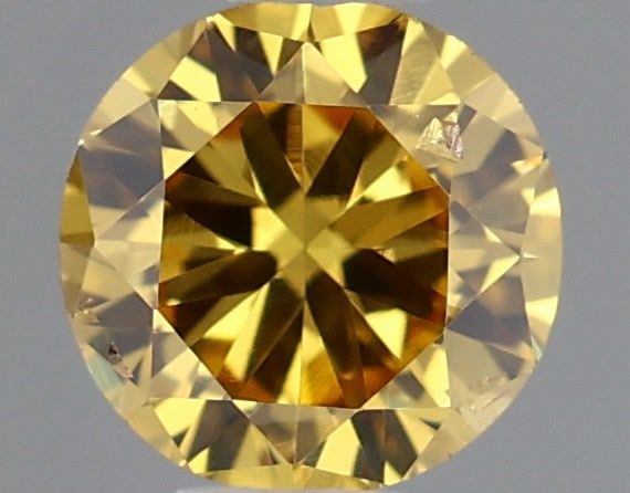 Diament 0.23 ct Fancy Deep Orangey Yellow/