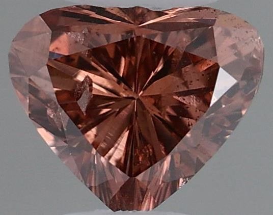 Diament 0.21 ct Fancy Deep Brownish Orangey Pink/