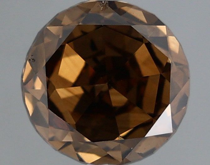 Diament 0.79 ct Fancy Dark Yellowish Brown/