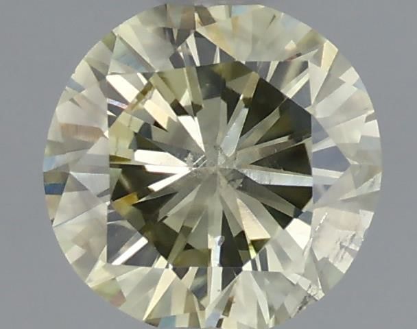 Diament 0.44 ct Fancy Light Greenish Yellow/