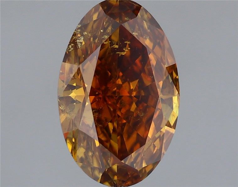 Diament 1.51 ct Fancy Deep Brown Orange/I1