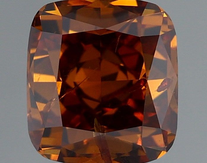 Diament 1.22 ct Fancy Deep Orange Brown/I2