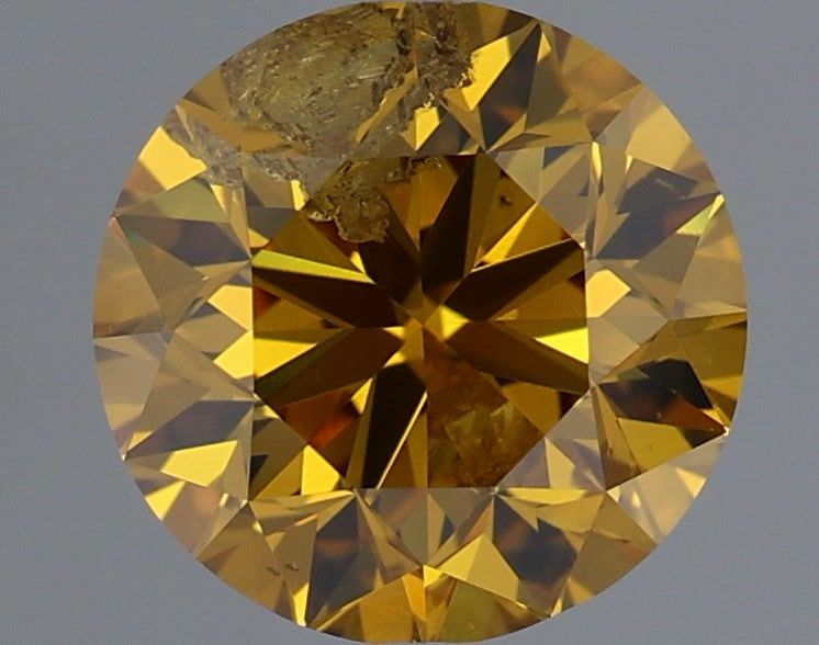 Diament 1.02 ct Fancy Deep Brownish Orangey Yellow/I3