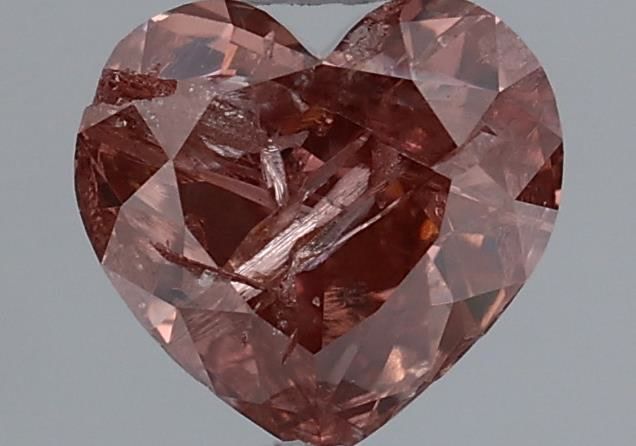 Diament 0.41 ct Fancy Deep Orangey Pink/I3