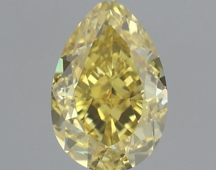 Diament 0.43 ct Fancy Vivid Yellow/VS1