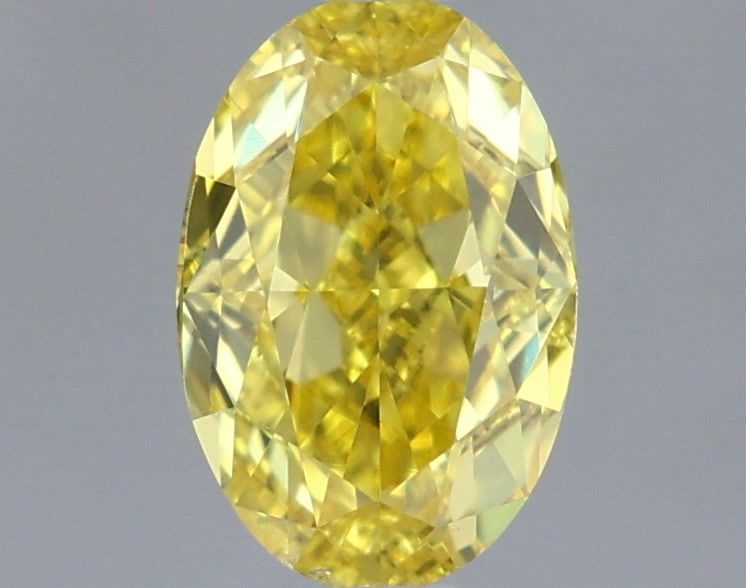 Diament 0.51 ct Fancy Vivid Yellow/SI1