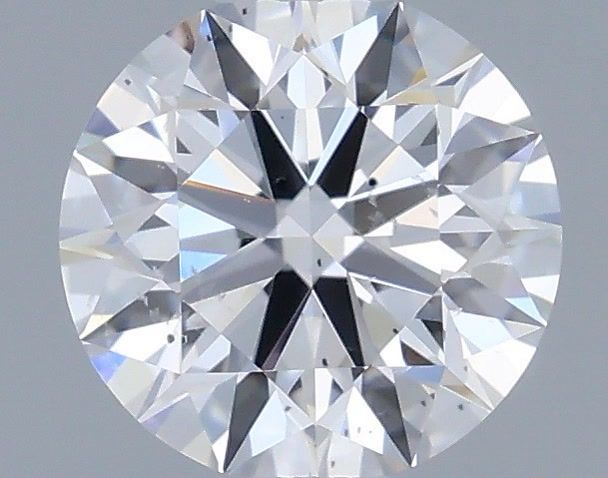 Diamant Rond 0.52 ct - Couleur D - Pureté SI2