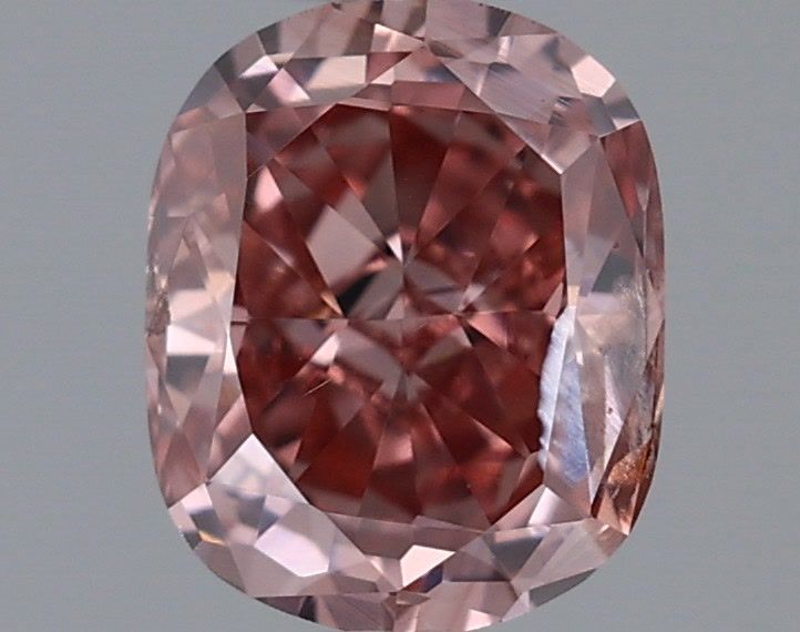 Diament 0.3 ct Fancy Deep Orangey Pink/I1