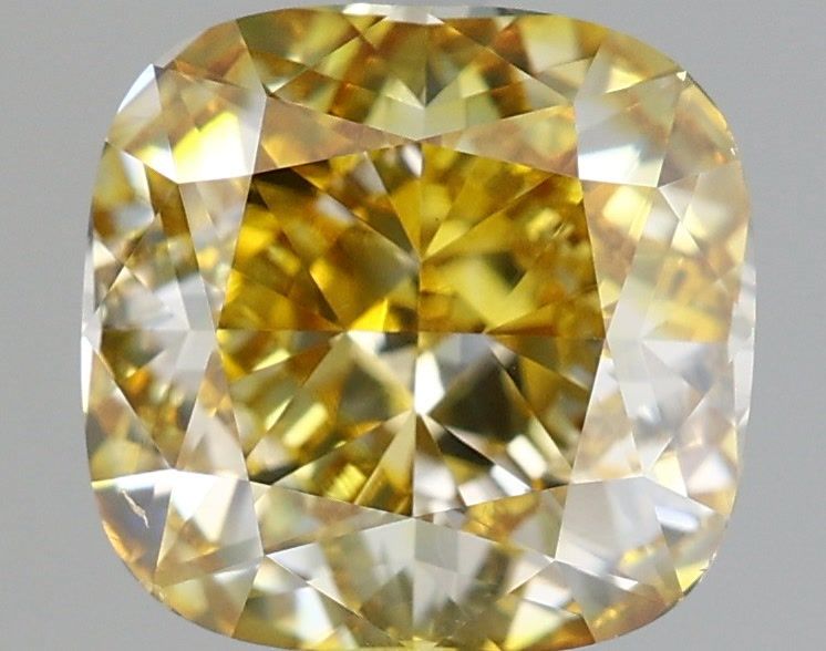 Diament 2.22 ct Fancy Deep Brownish Yellow/VS2