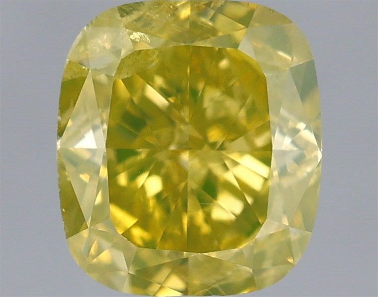 Diament 1.01 ct Fancy Deep Yellow/I1