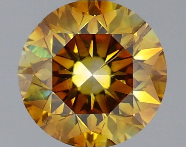 Diament 1.03 ct Fancy Deep Brownish Orangey Yellow/I1