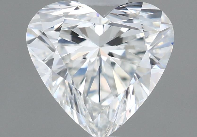 0.91 Carat F VVS2 Heart Lab Diamond