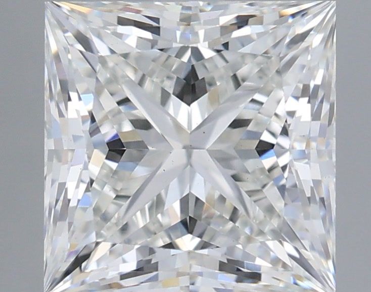 2.6 ct lab-grown Princess Diamond