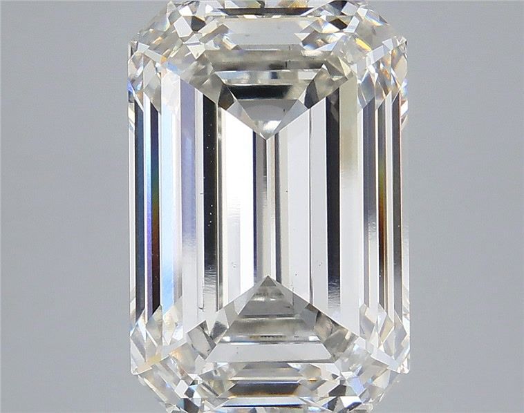 11.23 ct. emerald Lab Grown Diamond front image