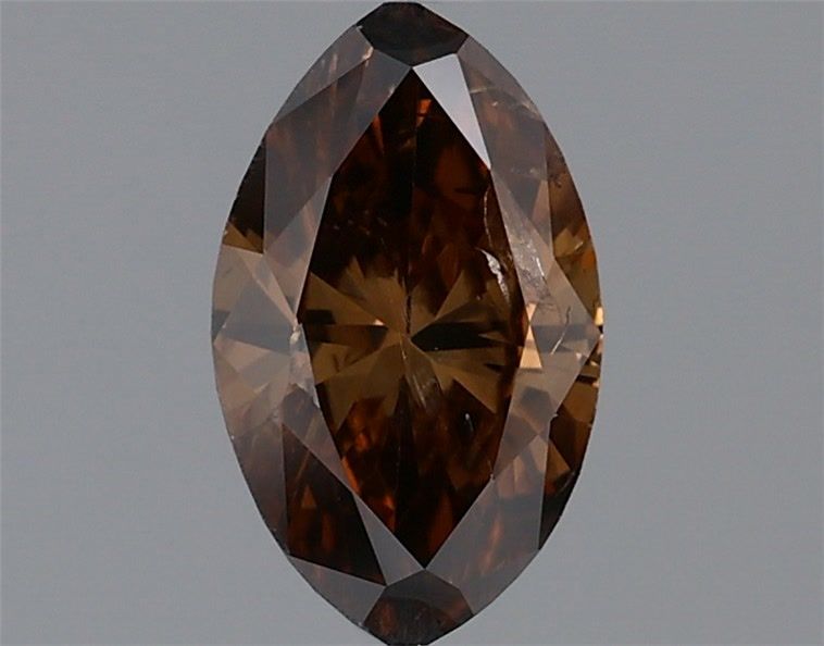 Diament 0.8 ct Fancy Dark Orangey Brown/