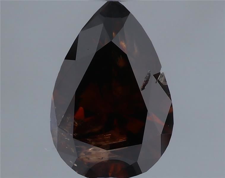 Diament 0.68 ct Fancy Dark Orangey Brown/