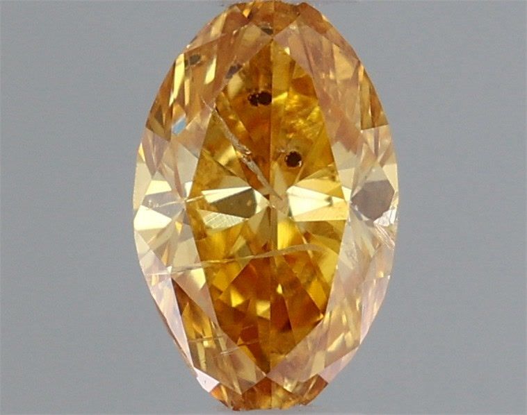 Diament 0.25 ct Fancy Intense Orange Yellow/